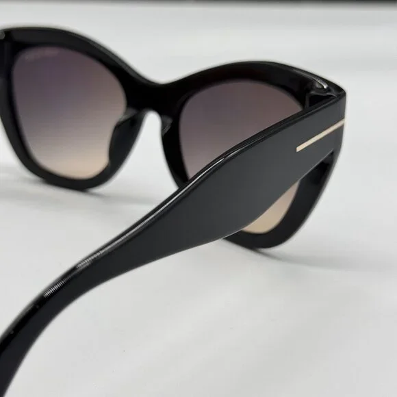 NEW TOM FORD TF940 01B WOMEN CAT EYE SUNGLASSES TOM FORD CARA FT0940/S NEW TOM FORD CARA TF940 01B WOMEN CAT EYE SUNGLASSES FT0940  main image 2